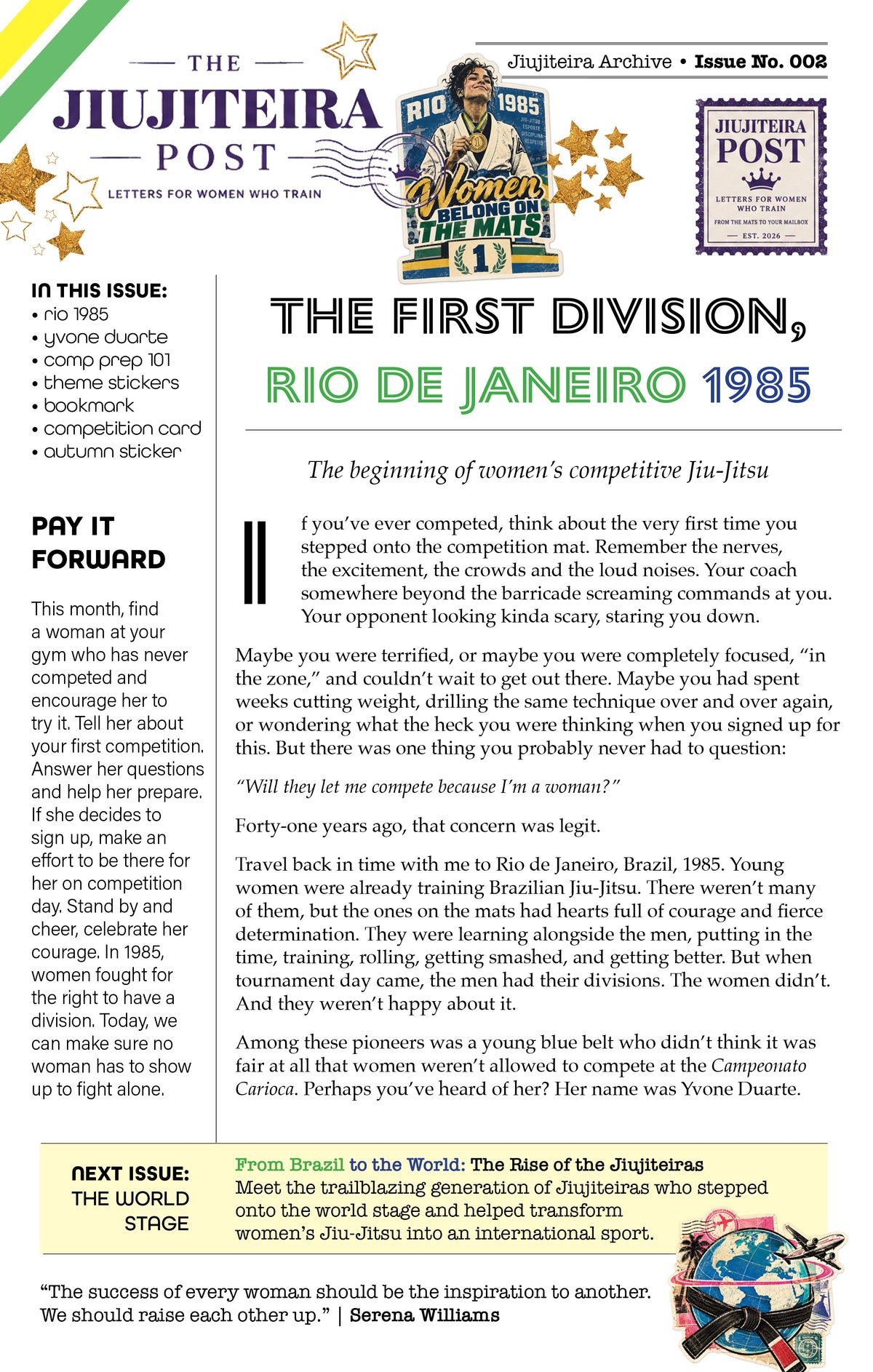 Jiujiteira Post Archived Letters