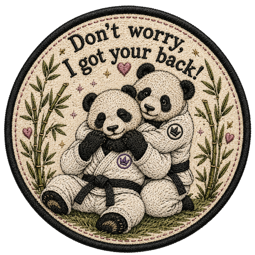 BJJ Women Sticker Pack | Embroidered Style Vinyl Stickers | 5 Cute Jiu-Jitsu Stickers | Waterproof Decals