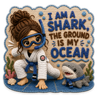 Jiujiteira Crochet Sticker Collection | 13 BJJ Stickers for Women | Jiu-Jitsu Sticker Pack | Crochet Stickers | Grappling Girl Gift