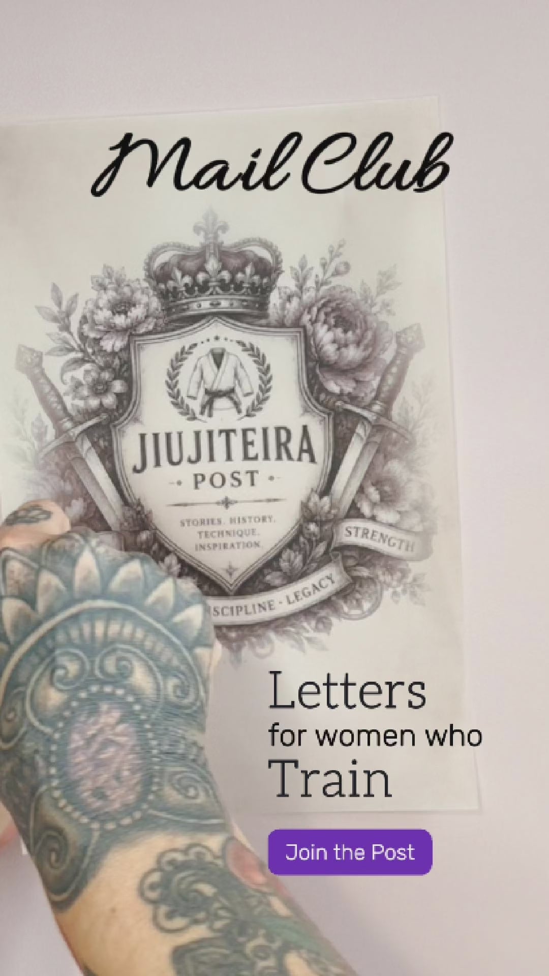Jiujiteira Post | A Monthly Letter for Women Who Train ANNUAL Membership
