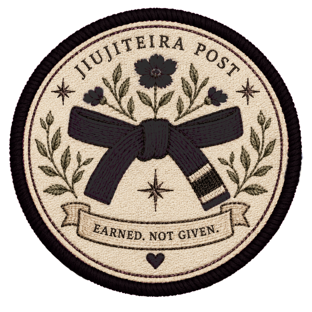 Earned, Not Given BJJ Rank Sticker | Embroidered Jiu-Jitsu Belt Sticker