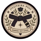 Earned, Not Given BJJ Rank Sticker | Embroidered Jiu-Jitsu Belt Sticker