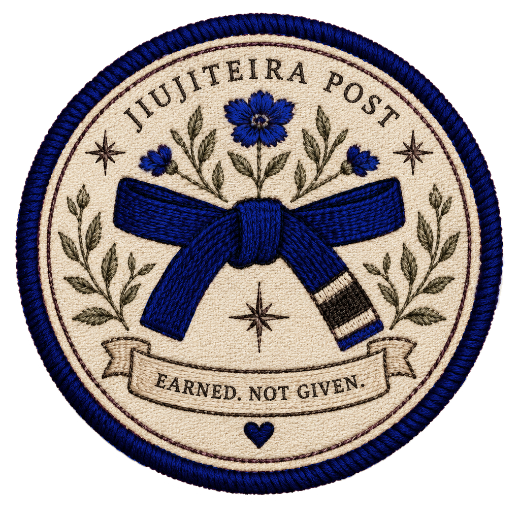 Earned, Not Given BJJ Rank Sticker | Embroidered Jiu-Jitsu Belt Sticker