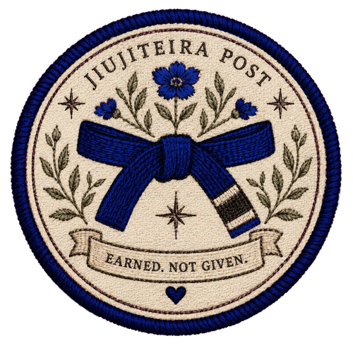 Earned, Not Given BJJ Rank Sticker | Embroidered Jiu-Jitsu Belt Sticker