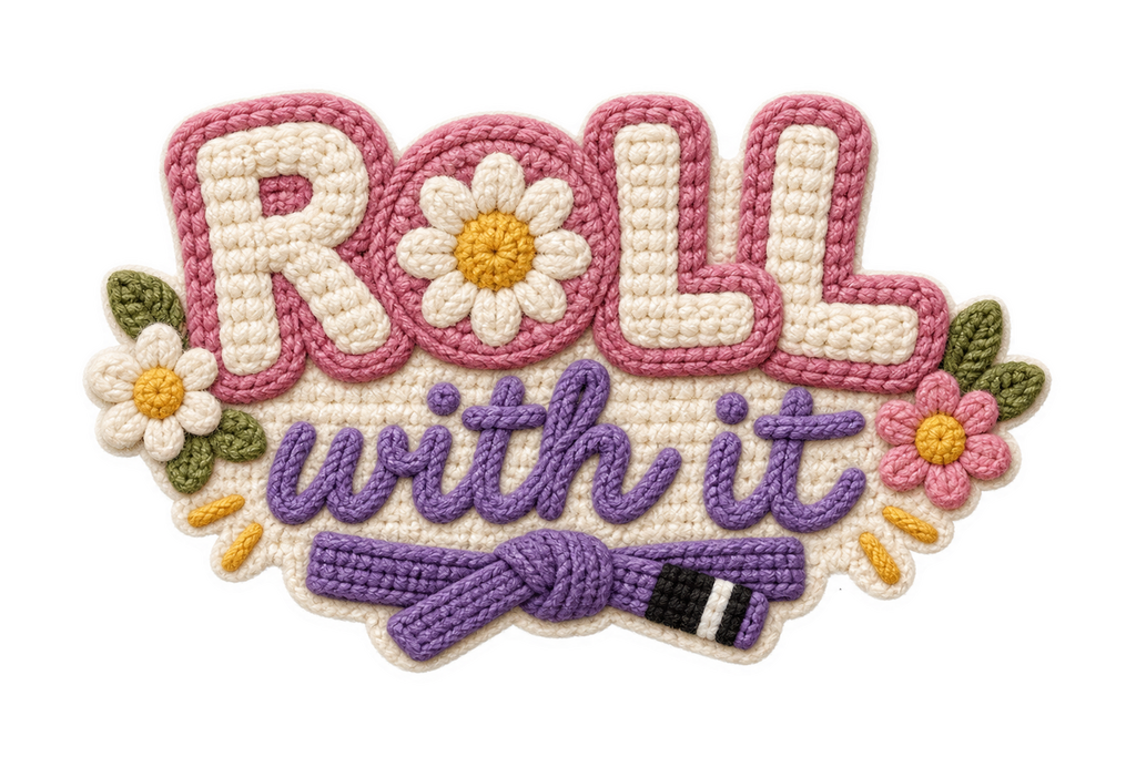 Jiujiteira Crochet Sticker Collection | 13 BJJ Stickers for Women | Jiu-Jitsu Sticker Pack | Crochet Stickers | Grappling Girl Gift
