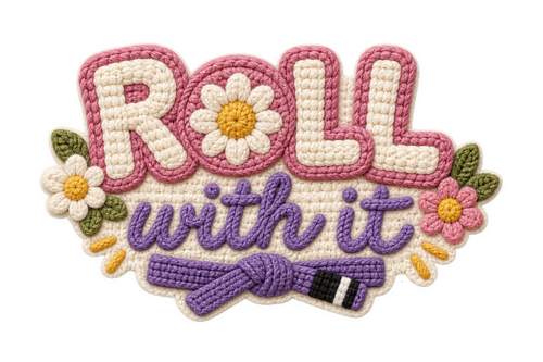 Jiujiteira Crochet Sticker Collection | 13 BJJ Stickers for Women | Jiu-Jitsu Sticker Pack | Crochet Stickers | Grappling Girl Gift