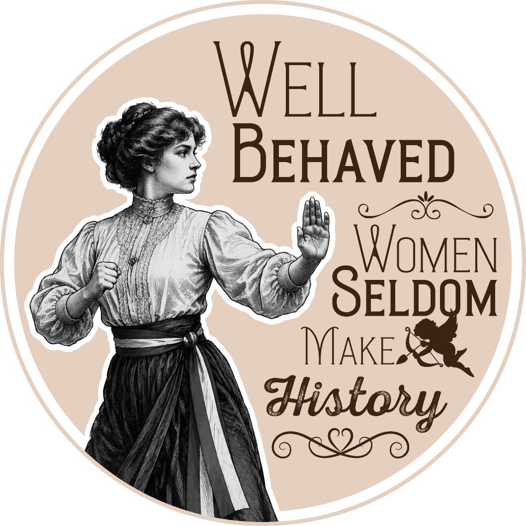 Suffragette Jiu-Jitsu Well-Behaved Sticker | Waterproof Vinyl Stickers