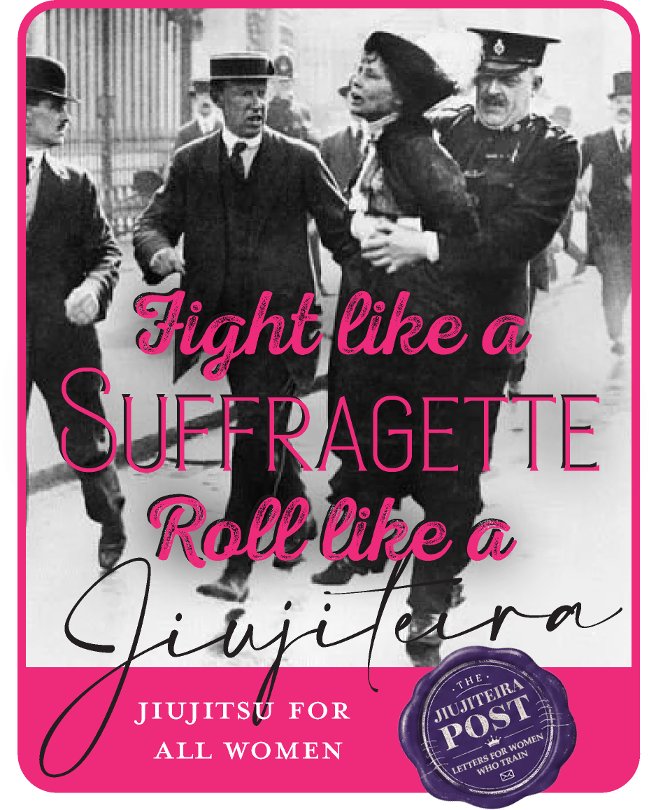 Suffragette Jiu-Jitsu Fight Sticker | Waterproof Vinyl Stickers