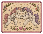 BJJ Women Sticker Pack | Embroidered Style Vinyl Stickers | 5 Cute Jiu-Jitsu Stickers | Waterproof Decals